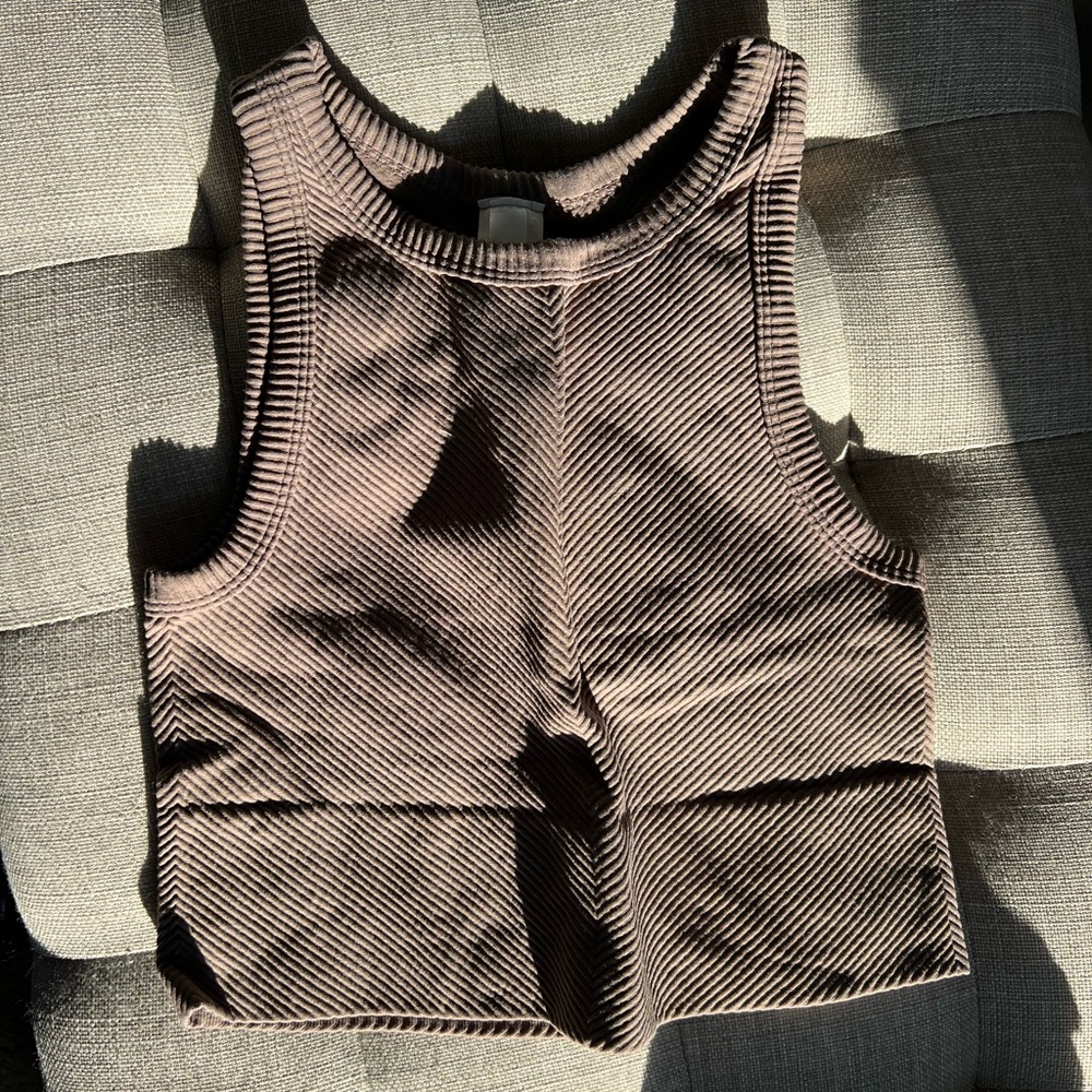 Charcoal grey tank